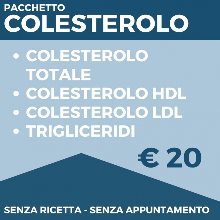 Foto Pacchetto colesterolo a soli 20€